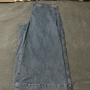 Ava and Viv Day Light Blue High-Rise Wide leg jeans